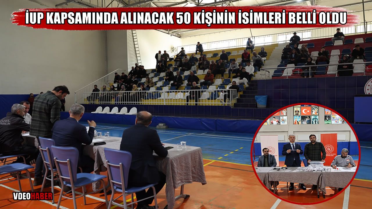Muş Gençlik ve Spor’da İUP kurası çekildi: İşte istihdam edilecek 50 kişi