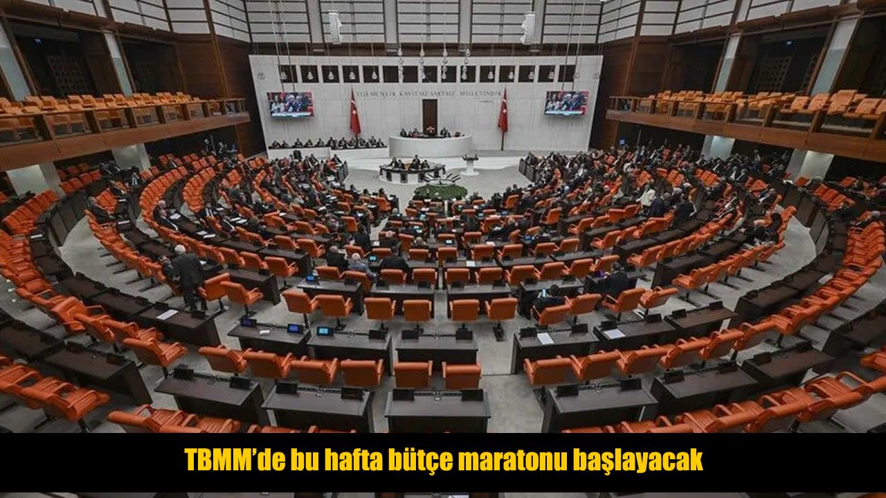 TBMM’de 2027 yılı bütçe maratonu başlıyor