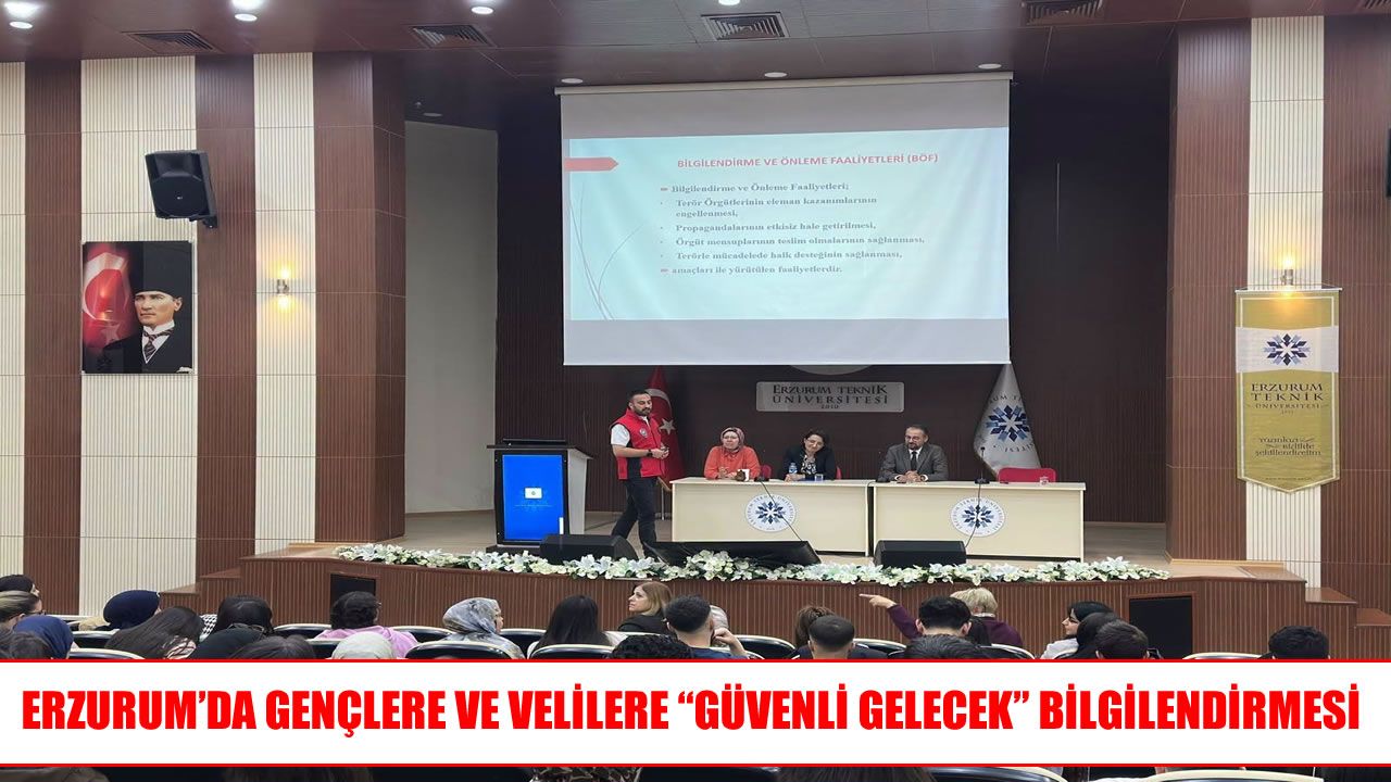 Erzurum’da öğrencilere, velilere dolandırıcılık uyarısı