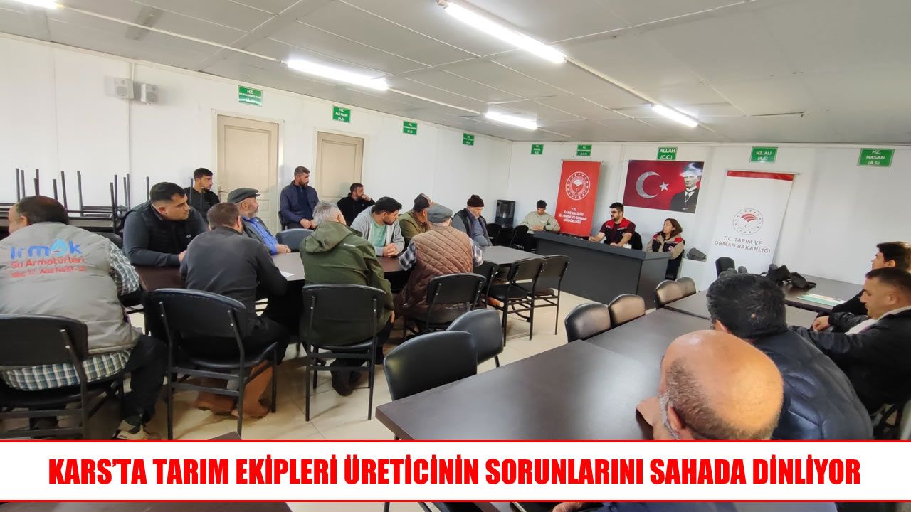 Kars’ta üreticilerle tarım ve hayvancılık buluşması