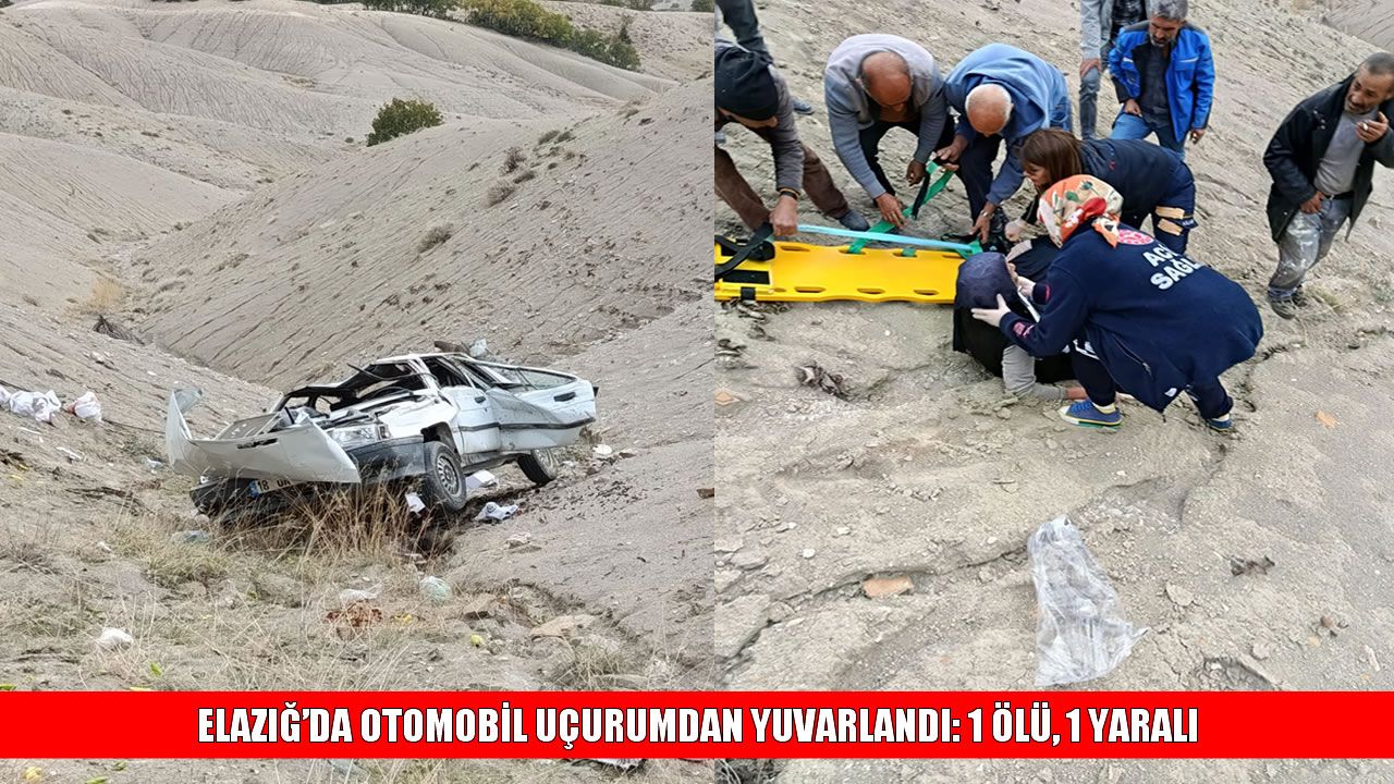 Elazığ’da kontrolden çıkan otomobil can aldı