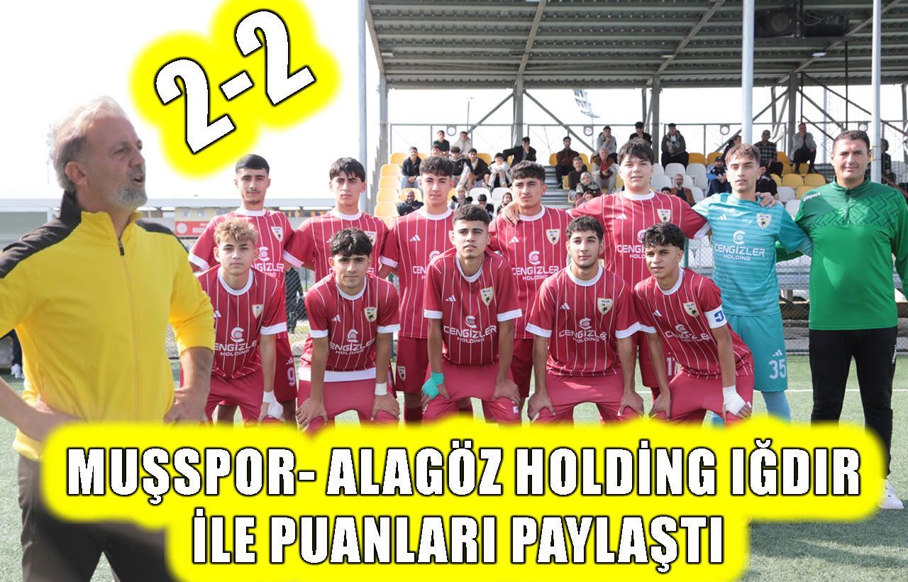 Muşspor, Iğdır FK ile puanları paylaştı: 2-2
