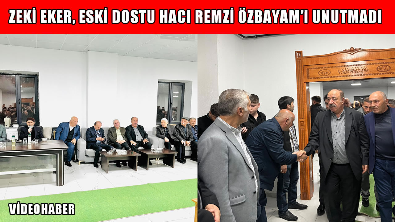 Muş’un unutulmaz isimi Zeki Eker’den büyük vefa örneği