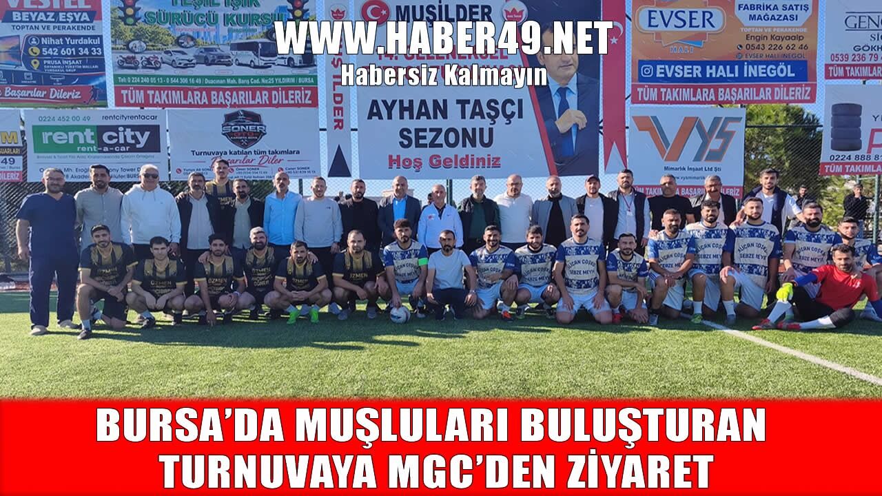Muş Gazeteciler Cemiyeti’nden MUŞ İLDER’in Geleneksel Futbol Turnuvası’na ziyaret